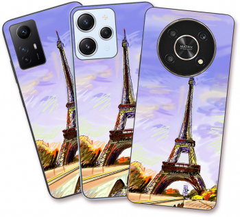 Husa Sony Xperia 5 IV Silicon Gel Tpu Model Desen Turnul Eiffel 