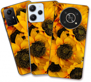 Husa Samsung Galaxy S21 FE Silicon Gel Tpu Model Floarea Soarelui 