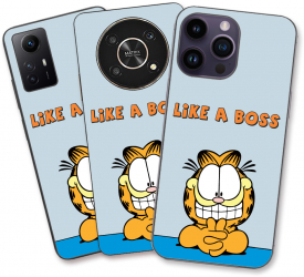 Husa Samsung Galaxy S21 FE Silicon Gel Tpu Model Garfield Like A Boss 
