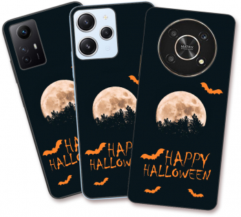 Husa Samsung Galaxy S21 Silicon Gel Tpu Model Happy Halloween Luna Plina 