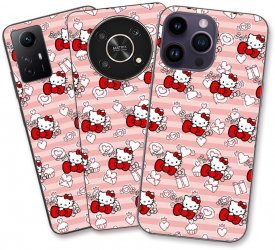 Husa Samsung Galaxy S21+ Plus Silicon Gel Tpu Model Hello Kitty Roz Pattern 