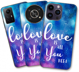 Husa Samsung Galaxy S21 Ultra Silicon Gel Tpu Model Love Is All You Need 