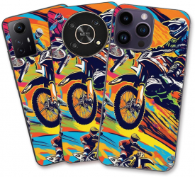Husa Samsung Galaxy S21 Ultra Silicon Gel Tpu Model Motocross Pop Art 