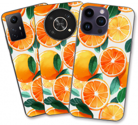 Husa Samsung Galaxy S21 FE Silicon Gel Tpu Model Oranges 