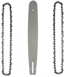 Lama de ghidaj pentru drujba GIDA-CRIS GC247 de 41 cm + 2 lanturi de 26 dinti pas 3/8 si grosime 1.5 mm 