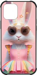 Husa BestCase MaxSafe Glassy Comp Cu Apple iPhone 13 Bunny Princess HD Colors Anti Shock G 1218 