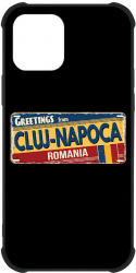 Husa BestCase MaxSafe Glassy Comp Cu Apple iPhone 13 Cluj Napoca License plate HD Colors Anti Shock G 1185 