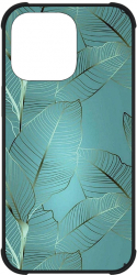 Husa BestCase MaxSafe Glassy Comp Cu Apple iPhone 13 Pro Blue Feathers HD Colors Anti Shock G 1162 