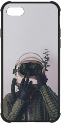 Husa BestCase MaxSafe Glassy Comp Cu Apple iPhone SE 3 / SE 2 / 8 / 7 Astronaut Art HD Colors Anti Shock G 1312 