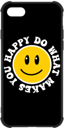 Husa BestCase MaxSafe Glassy Comp Cu Apple iPhone SE 3 / SE 2 / 8 / 7 Happy Smiley HD Colors Anti Shock G 1177 