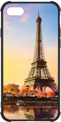 Husa BestCase MaxSafe Glassy Comp Cu Apple iPhone SE 3 / SE 2 / 8 / 7 Paris Eiffel Tower HD Colors Anti Shock G 1372 