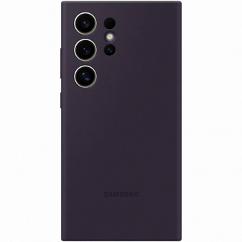 Husa de protectie Samsung Silicone Case pentru Galaxy S24 Ultra DARK VIOLET 