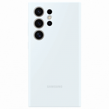 Husa de protectie Samsung Silicone Case pentru Galaxy S24 Ultra WHITE 