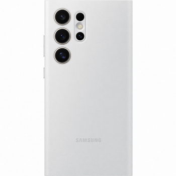 Husa de protectie Samsung Smart View Wallet Case pentru Galaxy S24 Ultra White 