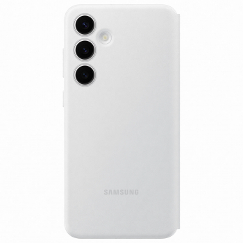 Husa de protectie Samsung Smart View Wallet Case pentru Galaxy S24+ WHITE 