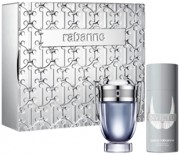 Set Cadou Paco Rabanne Invictus EDT 100ml + 150 DeoSpray Men 