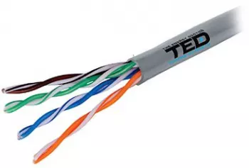 Cablu Utp Cat 5 Cca 0.5mm 305m Ted Electric 