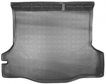 Covor pentru Portbagaj tip Tavita Compatibil cu Dacia Logan II 2014 - Prezent Berlina Material Flexibil Culoare Negru 