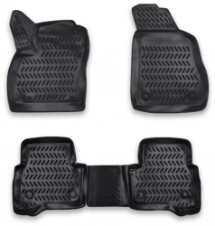 Set 4 covorase cauciuc tip tavita compatibile Fiat Fiorino 2007-