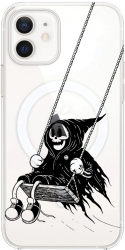 Husa BestCase comp Cu Apple iPhone 12 Mini Death Swinging SLIM 1.5MM MagSafe comp Anti Shock MAS 1063 