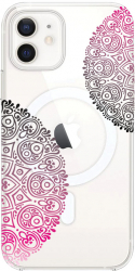 Husa BestCase comp Cu Apple iPhone 12 Mini Lace SLIM 1.5MM MagSafe comp Anti Shock MAS 92 
