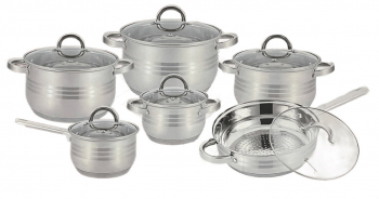 Set oale inox Kitchen Pro 12 piese PRO-1261 