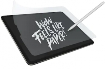 Folie de protectie din sticla securizata cu textura de hartie pentru iPad Pro 11 inch ideala pentru desenat/scris 
