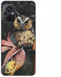 Husa Xiaomi Poco M5 Silicon Gel Tpu Model Owl Painted 