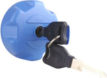 Buson pentru Rezervor Combustibil Adblue Compatibil cu Renault Volvo Iveco Scania din Plastic si cu 2 Chei Culoare Albastru