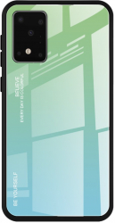 Capac de protectie Gradient Cyan Blue pentru Samsung Galaxy S20+ S20 Plus - Husa de protectie completa 