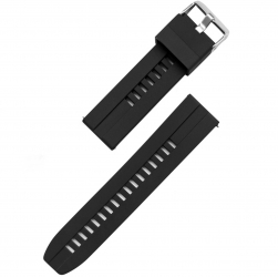 Curea compatibila cu Huawei Watch GT / GT2 / GT2 PRO Silicon Line Up 46 mm Negru