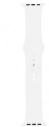 Curea din silicon pentru Apple Watch 38mm L2291 alba 