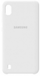 Husa alba de protectie pentru spate realizata din silicon soft cu design ultraslim compatibila cu Samsung Galaxy A10/M10 