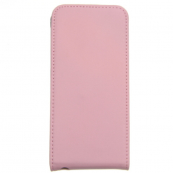 Husa de protectie din piele pentru iPhone 5 5SE L905 Roz 