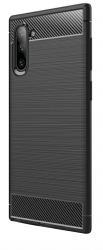 Husa de protectie premium cu insertii de carbon pentru Samsung Galaxy Note 10+/Note 10 Plus - Asigura protectie superioara pentru spate cu 