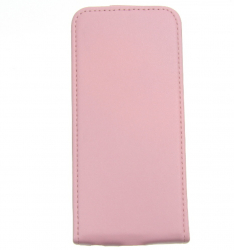 Husa din piele pentru iPhone 5c L904 Roz 