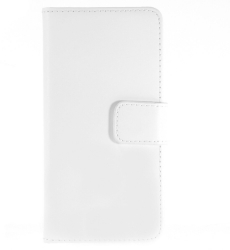 Husa din piele subtire pentru iPhone 6/6s L437 Alb 