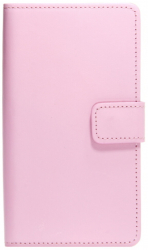 Husa din piele subtire pentru Sony Xperia Z1 L419 Roz 