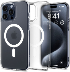 Husa pentru iPhone 15 Pro Max Ultra Hybrid MagSafe K49 Frost Clear 