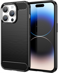Husa pentru OnePlus 11R/OnePlus Ace 2 Carbon Silicone Z9 Black 