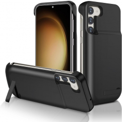 Husa pentru Samsung Galaxy S23 Plus cu Baterie de 6000mAh Power Pro M14 Metal Black 