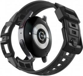Husa pentru Samsung Galaxy Watch6 40mm + Curea Rugged Armor Pro L169 Black