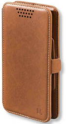 Husa pentru telefoane de 5inch 4smarts FITZROY Universal L962 maro 