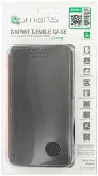 Husa pentru telefoane pana la 5.7 Flip Case Universala 4smarts FITZROY L959 Negru 
