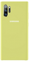 Husa protectorie din silicon moale in culoarea verde pentru Samsung Galaxy Note 10 Plus/Note 10+ cu un design bumper ultrasubtir 