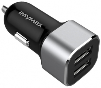Incarcator auto USB dublu 4 8A L134 Negru-Gri 