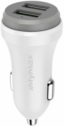Incarcator auto USB dublu 5 4A L127 Alb 