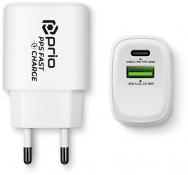 Incarcator de perete fast charger 30W L307 Alb 