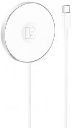 Incarcator fara Fir pentru Telefon Apple Watch Casti 2A 15W L15 White 
