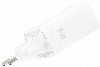 Incarcator OnePlus 80W Type-C GaN cu cablu USB-C alb 5461100248 L320